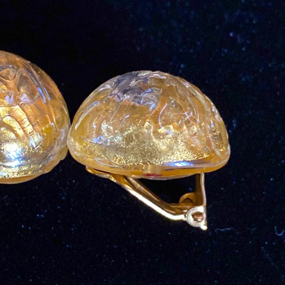 Vintage Glass Earrings - Picture 3 of 5